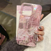 Fireworks Castle Laser Glitter Phone Case